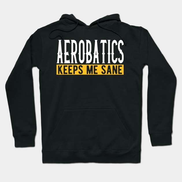 Aerobatics Gift Idea Design Motif Hoodie by Shirtjaeger